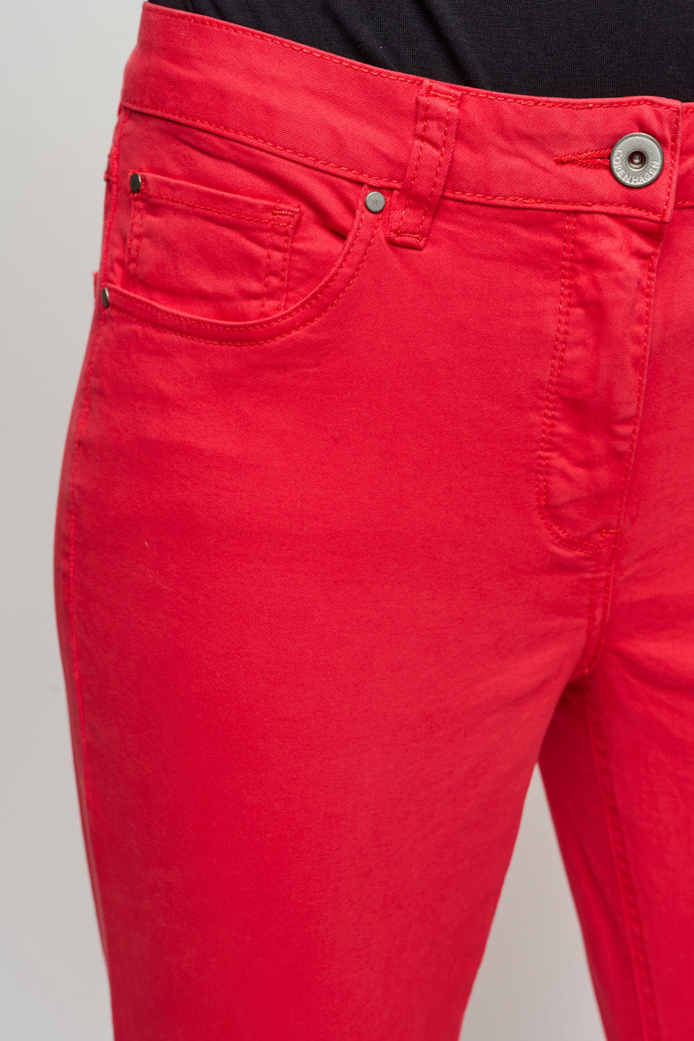 Jeans 7/8 - Poinsettia Red