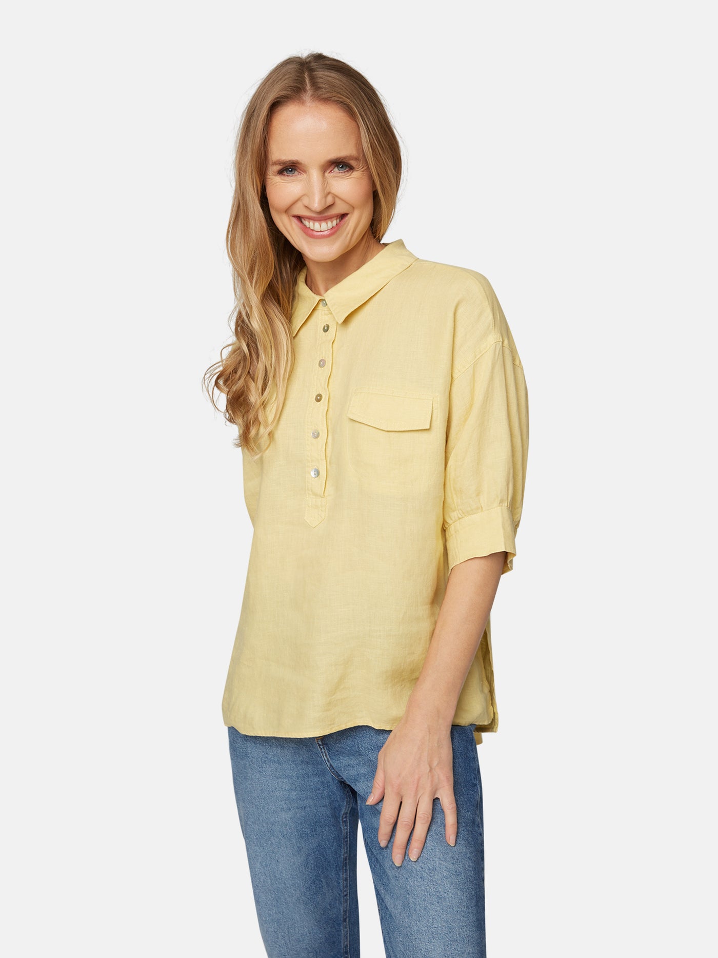 Skjorte - Straw Yellow